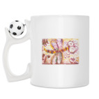 Кружка с футбольным мячиком