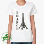 Женская футболка органик