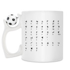 Кружка с футбольным мячиком