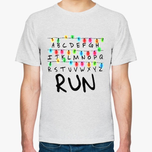 Футболка с принтом Stranger Things RUN
