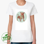 Женская футболка органик