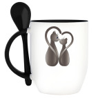 Кружка с ложкой