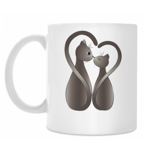 Кружка с принтом Котики