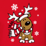 Олень с шарфиком