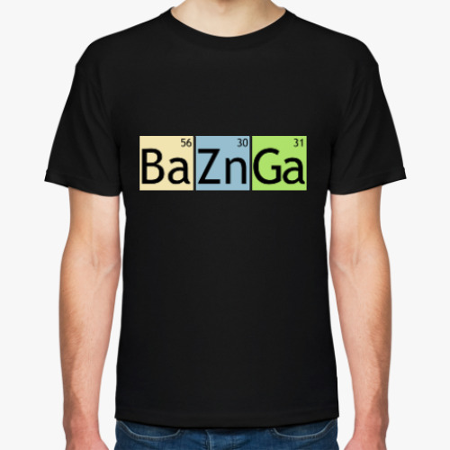 Футболка с принтом Bazinga! (BaZnGa)