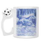 Кружка с футбольным мячиком