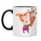 Кружка двухцветная