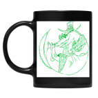 Кружка цветная UV-DTF