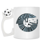 Кружка с футбольным мячиком