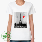 Женская футболка органик