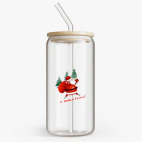 Банка с бамбуковой крышкой