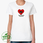 Женская футболка органик