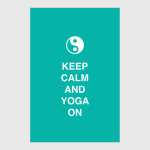 Keep calm and yoga on