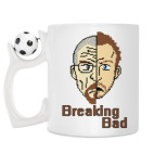 Кружка с футбольным мячиком