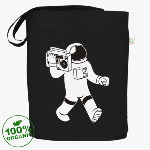 Сумка шоппер с принтом COSMONAUT
