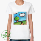 Женская футболка органик