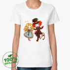 Женская футболка органик