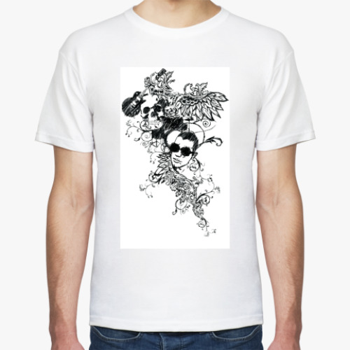 Футболка с принтом Rock