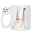 Кружка с футбольным мячиком