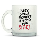 Матовая кружка Every single moment is good for start!