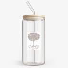 Банка с бамбуковой крышкой