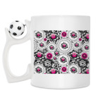 Кружка с футбольным мячиком