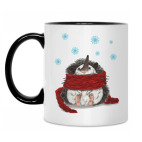 Кружка двухцветная