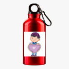 Металлическая бутылка 400 мл UV-DTF