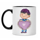 Кружка двухцветная