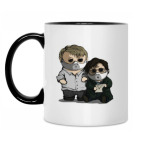 Кружка двухцветная