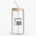 Банка с бамбуковой крышкой