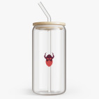 Банка с бамбуковой крышкой