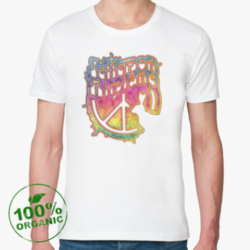 Футболка из органик-хлопка с принтом Jefferson Airplane