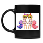 Кружка цветная UV-DTF