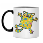 Кружка двухцветная