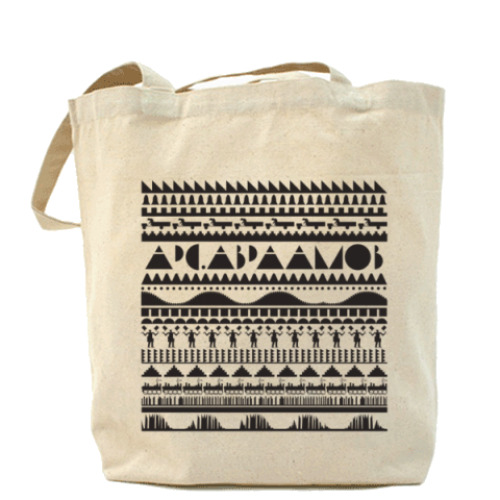 Сумка шоппер с принтом РЕВАРСАВР