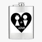 Фляжка стальная