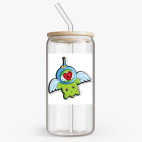 Банка с бамбуковой крышкой