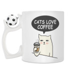 Кружка с футбольным мячиком