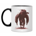 Кружка двухцветная