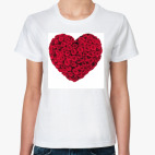 Сердце из роз