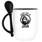 Кружка с ложкой