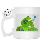 Кружка с футбольным мячиком