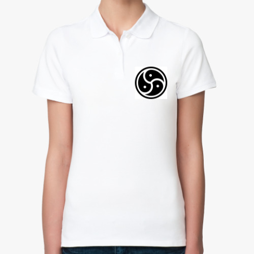 Женская рубашка поло (печать) с принтом  BDSM