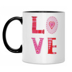 Кружка двухцветная