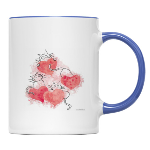 Кружка с принтом Just love