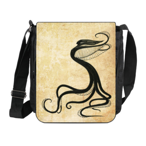 Сумка на плечо (мини-планшет) с принтом Горгона