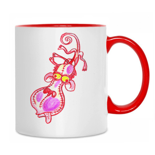 Кружка с принтом Franken Monkey