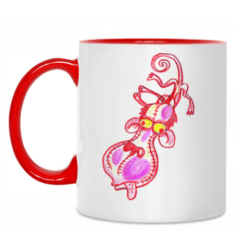 Кружка с принтом Franken Monkey