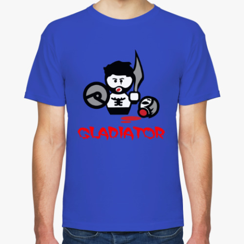 Футболка с принтом Гладиатор